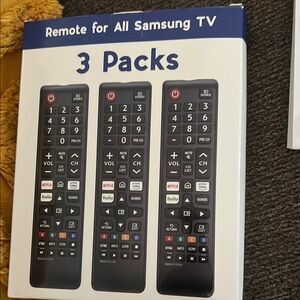 Samsung Universal TV Remote 3-Pack - Black